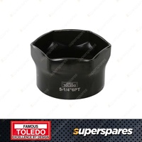 Toledo Wheel Bearing Lock Nut Socket - Hexagon 6 Point Size 5 1/4 Inch