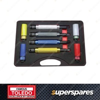 Toledo Torque Bar & Deep Socket Set - Knurled Alu Ring Provides Non Slip Grip