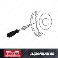 Toledo Brake Spring Compressor - Heavy Duty Reinforced Nylon Handle