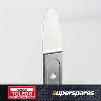 Toledo Dual End Wedge 210mm - Steel Straight & Curved Edge Slim Taper Tips