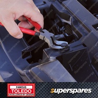 Toledo Multipurpose Trim Pliers - Length 175mm Dipped PVC Handles Jaw Design