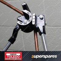 Toledo Pipe/Tube Bender - 425mm Durable Metal Construction Knurled Handles