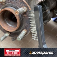 Toledo 220mm Cleaning Brush Steel - Ergonomic Handle with Contoured Grip