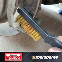 Toledo 220mm Cleaning Brush Copper - Ergonomic Handle with Contoured Grip