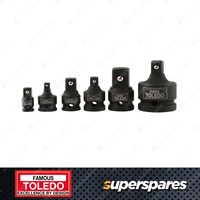 Toledo Socket Reducer Set - Heavy Duty Impact Cr-Mo Steel Hard Case