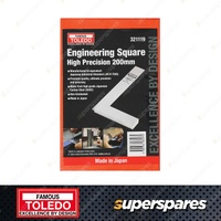 Toledo 200mm Engineering Square Non-Graduated High Grade - Made in Japan