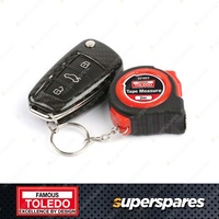 Toledo Tape Measure Metric 2 Metre Single Sided - Shock Resistant ABS Casing