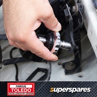 Toledo Gearless Driver Stubby Dual End - 3 Drive Modes Magnetic Bit Holder