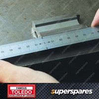 Toledo 150mm Stainless Steel Rule Flush End - Manufactured from Stainless Steel