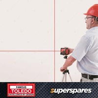 Toledo Digital Cross Laser with Tripod - Shock Resistant Rubber Casing