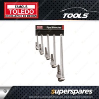 Toledo Aluminium Pipe Wrench Merchandiser - Serrated Jaw for Extra Force