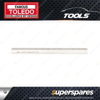 Toledo Aluminuim Straight Edge Single Sided Metric - Length 2000mm Width 50mm