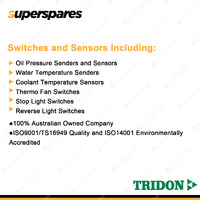 Tridon Reverse Light Switch for Holden Piazza YB Rodeo KB RA TF Shuttle WFR