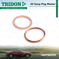 Tridon Oil Sump Plug Washer - 1 Copper & 1 Nitrile Rubber Hybrid Washer
