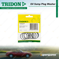 Tridon Oil Sump Plug Washer Trade Packs - 10 Alloy Washers Suits M26