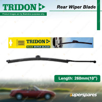 Tridon Rear Wiper Blade Aquablade Beam Blade 260mm - OE Replacement