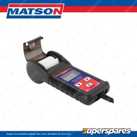 Matson Digital Battery and System Tester with Printer - 12V Battery Testing