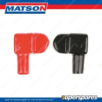 Matson Positive & Negative Large Side Entry Terminal Covers - Blister Pack of 2