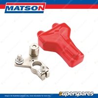 Matson Battery Accessory Terminal - Positive Polarity Dual 8mm Removable Stud