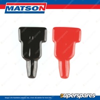 Matson Positive&Negative Standard End Entry Terminal Covers - Blister Pack of 2