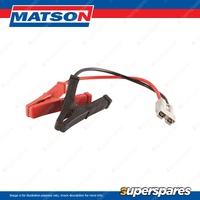 Matson 12V 50 Amp Accessory Cable - 50A Connector to 50A Clamps 8B&S 7mm2 Cable