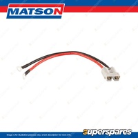Matson 12V 50 Amp Accessory Cable - 50A Connector to 8mm Eyelets B&S 7mm2 Cable