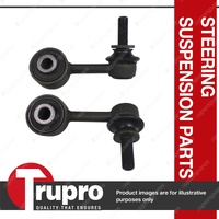 Pair Trupro Front Sway Bar Links for Toyota Landcruiser GRJ VDJ UZJ 200R 2007-On