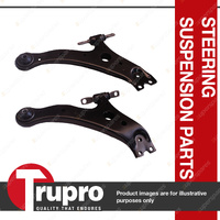 Pair Trupro Front Lower Control Arms for Toyota Camry ACV40 50 Corolla ZRE182