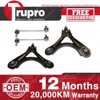 Trupro Front Lower Control Arm Sway Bar Link Kit for Ford Mondeo HA HB HC 93-99