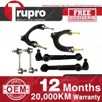 Front Upper Lower Control Arm Sway Bar Link Kit for Mitsubishi Galant HJ 93-98