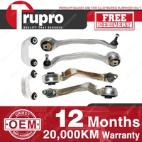 Trupro Front Upper Lower Control Arm Sway Bar Link Kit for Audi A4 Quattro B6