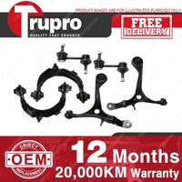 Trupro Front Upper Lower Control Arm Sway Bar Link for Honda Odyssey RB 03-14