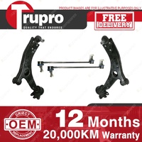 Trupro Front Lower Control Arm Sway Bar Link Kit for Ford Focus LS LT LV 05-12