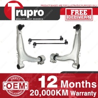 Trupro Front Lower Control Arm Sway Bar Link Kit for Holden Vectra ZC 03-05