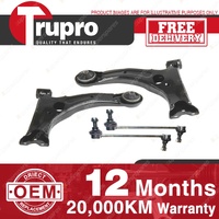 Trupro Front Lower Control Arm Sway Bar Link Kit for Toyota Corolla ZZE 122 123