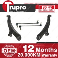 Trupro Front Lower Control Arm Sway Bar Link Kit for Suzuki Swift RS415 EZ 04-11