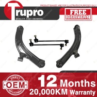 Trupro Front Lower Control Arm Sway Bar Links for Mitsubishi Lancer CJ ASX XA XB