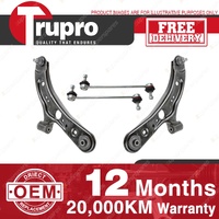 Trupro Front Lower Control Arm Sway Bar Link Kit for Suzuki Kizashi FR SX4 RW420