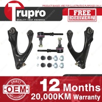 Trupro Front Upper Control Arm Sway Bar Link Kit for Honda Prelude BB 97-01