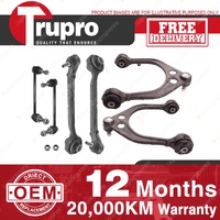 Trupro Front Upper Lower Control Arm Sway Bar Link Kit for Chrysler 300C 09-On