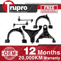 Trupro Front Upper Lower Control Arm Sway Bar Link Kit for Mazda BT-50 2011-On