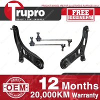 Trupro Front Lower Control Arm Sway Bar Link Kit for Kia Rio UB 09/11-On