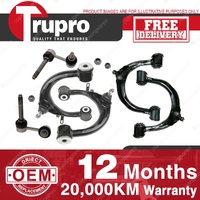 Trupro Front Upper Lower Control Arm Sway Bar Link Kit for Nissan 370Z Z34 09-On