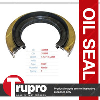 1 x Rear Outer Wheel Bearing Oil Seal for Holden Jackaroo I4 8v SOHC CARB