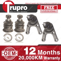 4 Pcs Trupro Lower+upper Ball Joints for MITSUBISHI L200 4WD MB MC MD TRITON MJ