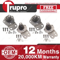 4 Pcs Trupro Lower+upper Ball Joints for FORD FALCON XM XP MUSTANG 6CYL V8
