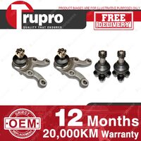 4 Pcs Lower+upper Ball Joints for MITSUBISHI L300 STARWAGON SF SG SH SJ WA 86-on