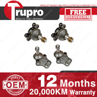 4 Pcs Trupro Lower+upper Ball Joints for HOLDEN JACKAROO UBS13 16 4WD 81-86