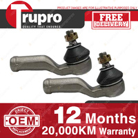 2 Pcs Premium Quality Trupro LH+RH Outer Tie Rod Ends for MAZDA RX7 FC103 86-88