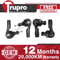 4 Pcs Trupro Outer Inner Tie Rod Ends for NISSAN COMMERCIAL URVAN E24 1987-93